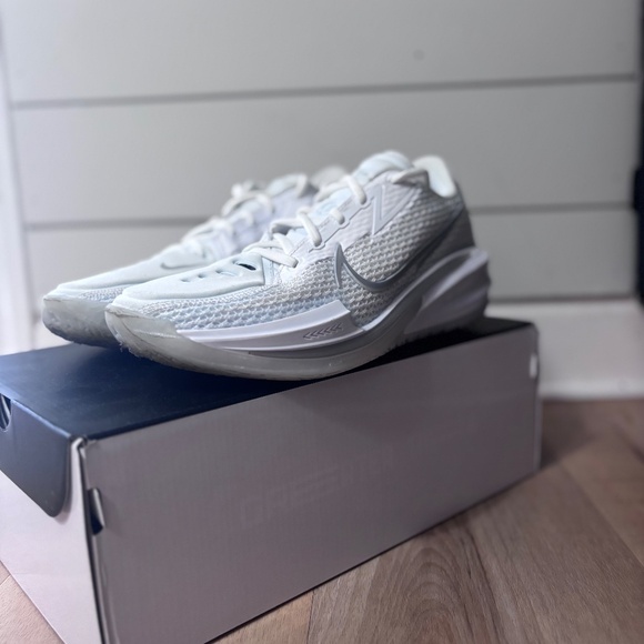 Nike GT Cut 1 All white Size 7.5 - Picture 3 of 6